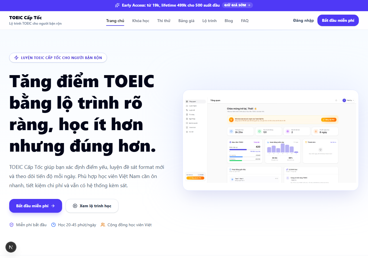 TOEIC Captoc Mockup